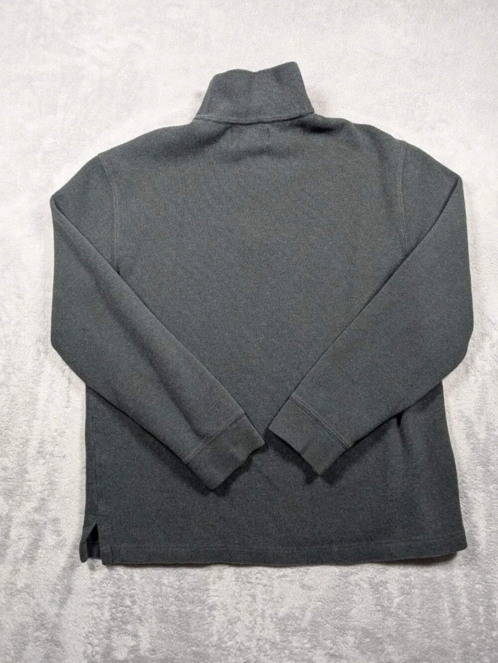 Polo By Ralph Lauren Sweater Mens Medium Gray Mock Neck Casual Business - Picture 8 of 8